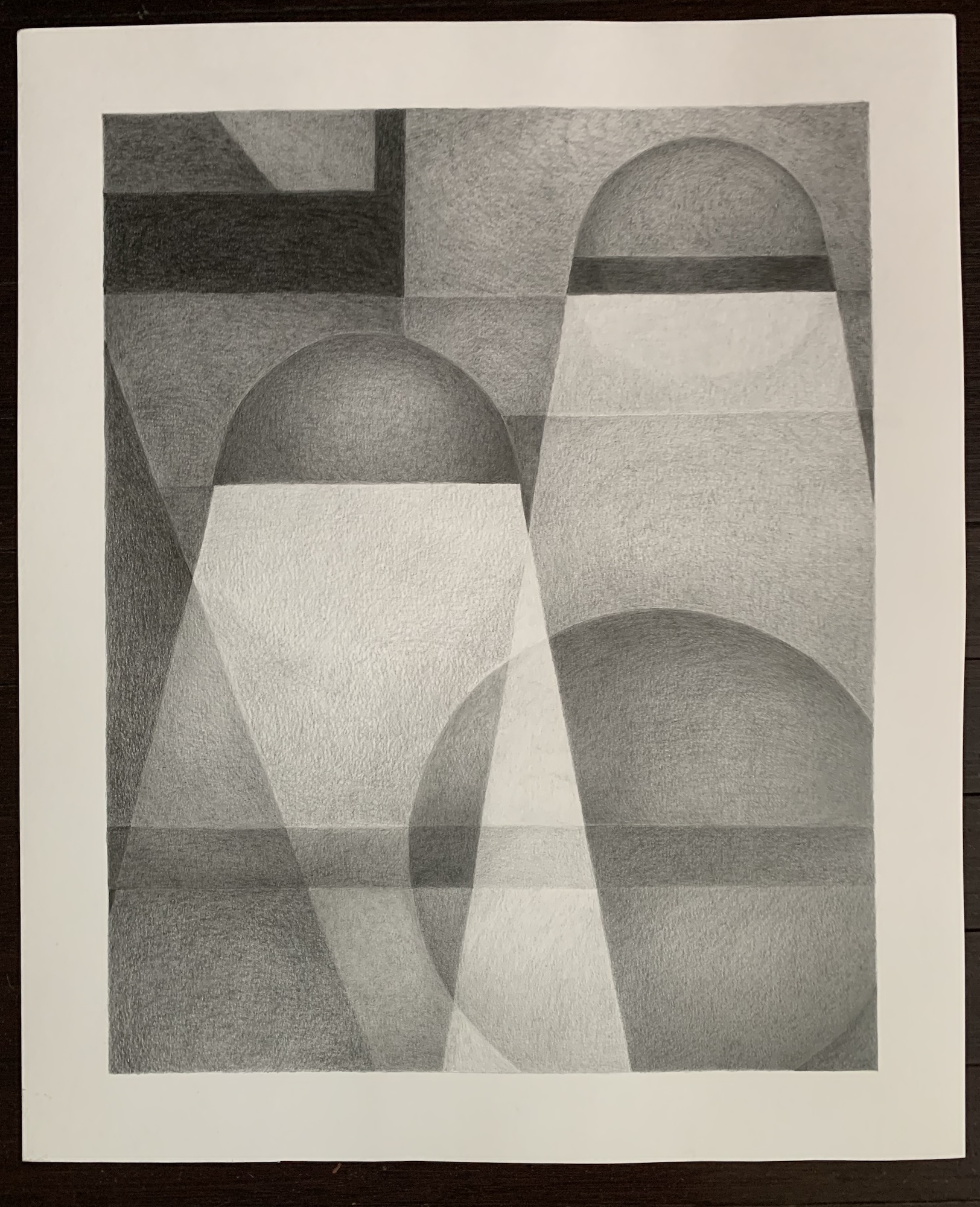 untitled graphite abstract